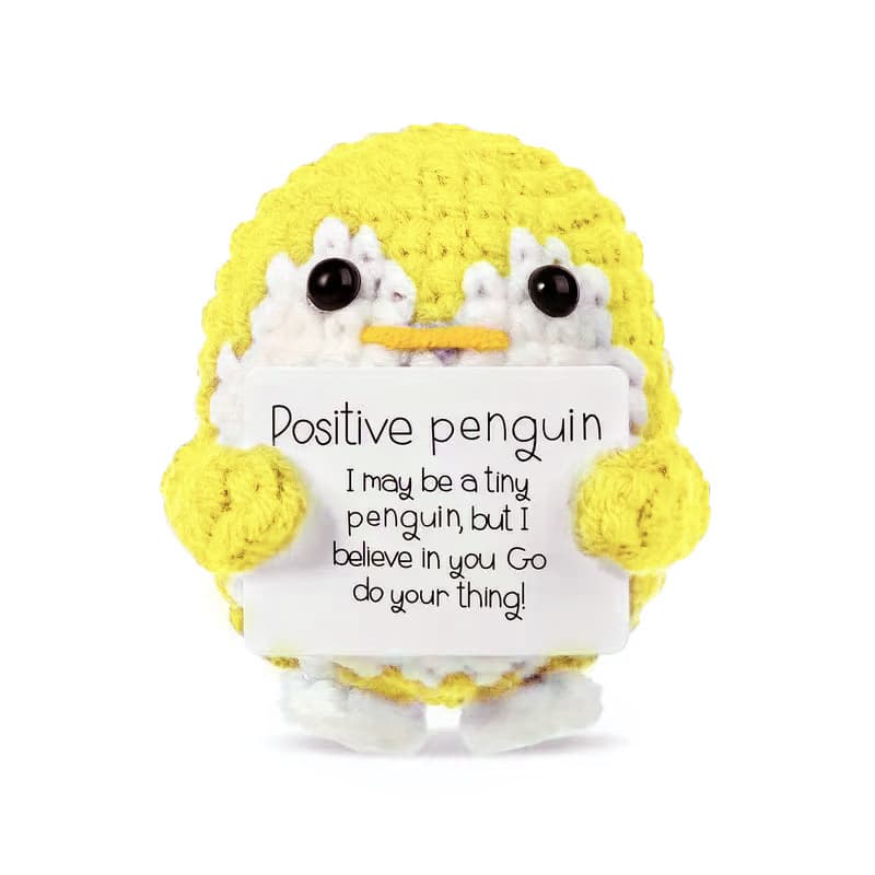 応援メッセージ付きペンギンぬい