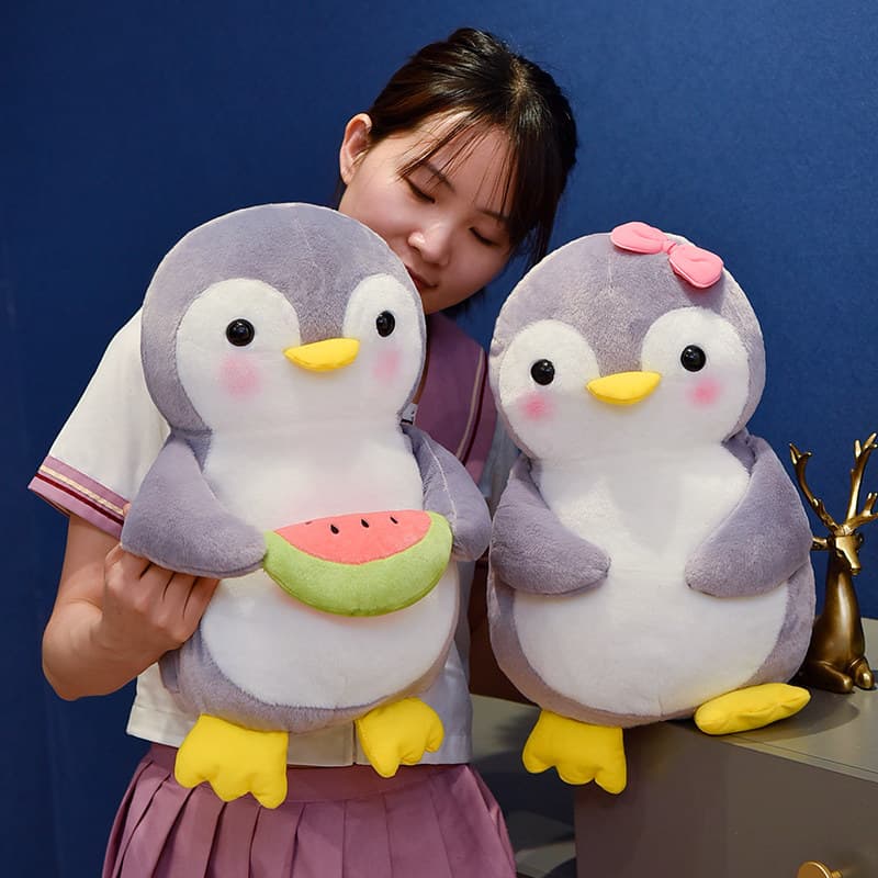 お野菜とフルーツ抱っこペンギンぬい