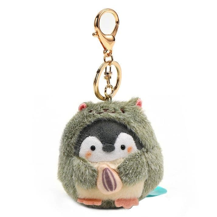 もこもこ着ぐるみペンギンぬいぐるみキーホルダー