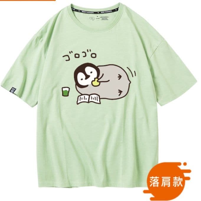 ごろごろペンギン半袖Tシャツ