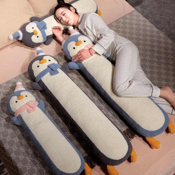 ペンギン抱き枕ロングクッション