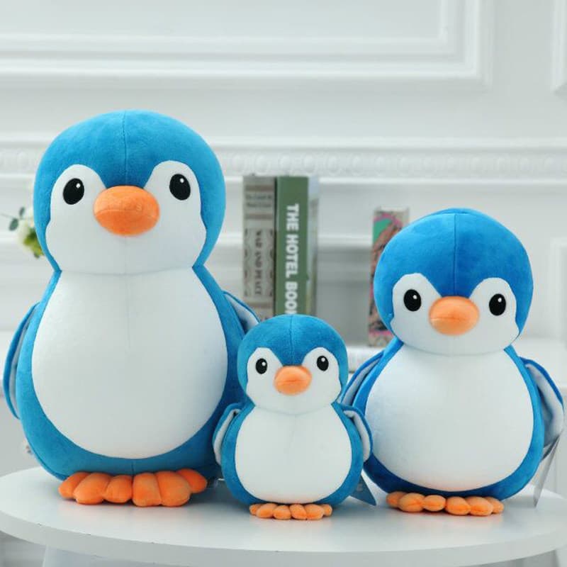 ころんとかわいい親子ペンギンぬいぐるみ