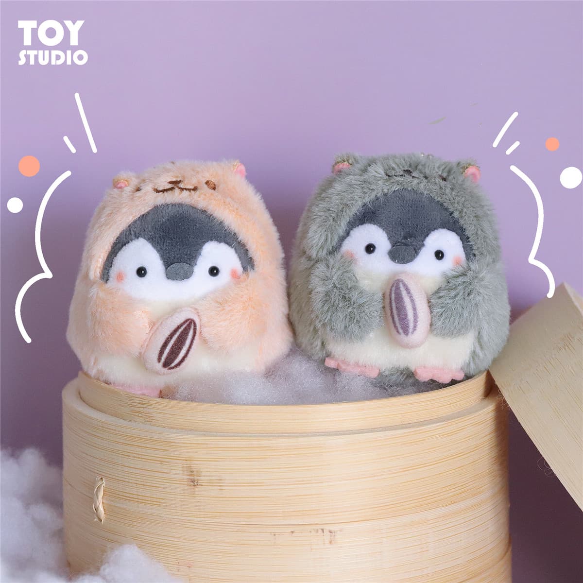 もちもちペンギンキーホルダー